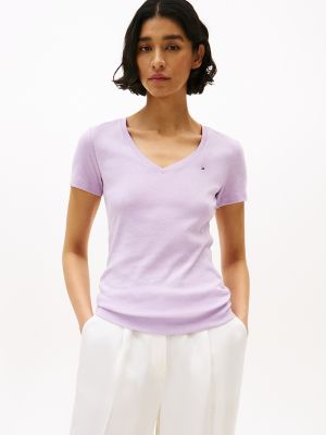 V-Neck Favorite T-Shirt, Lilac Spring Heather