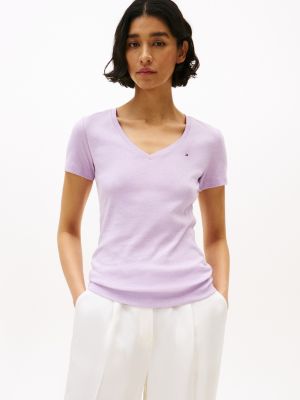 V-Neck Favorite T-Shirt, Lilac Spring Heather
