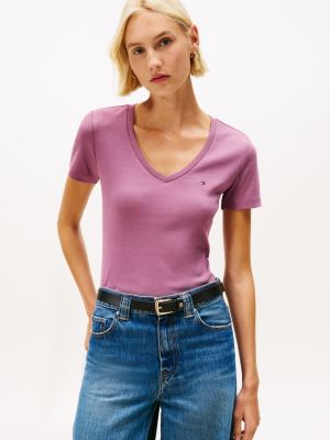 V-Neck Favorite T-Shirt, Heritage Plum