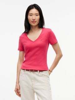 V-Neck Favorite T-Shirt — Vintage Cerise 1