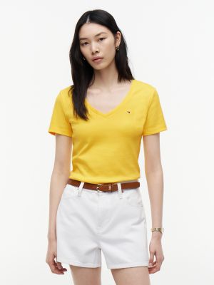 V-Neck Favorite T-Shirt, Star Fruit Yellow