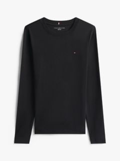 Long-Sleeve Crewneck Favorite T-Shirt — Black 5