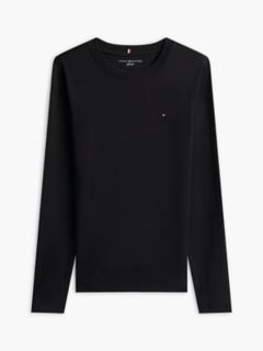 Long-Sleeve Crewneck Favorite T-Shirt — Black 6