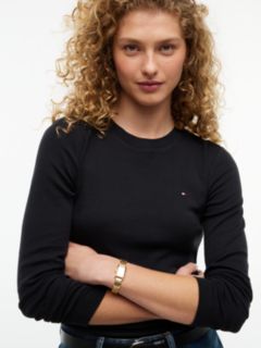 Long-Sleeve Crewneck Favorite T-Shirt — Black 3