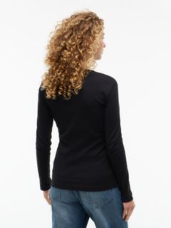 Long-Sleeve Crewneck Favorite T-Shirt — Black 4
