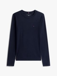 Long-Sleeve Crewneck Favorite T-Shirt — Navy Blue 6