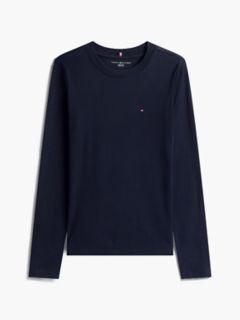 Long-Sleeve Crewneck Favorite T-Shirt — Navy Blue 7