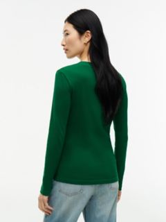Long-Sleeve Crewneck Favorite T-Shirt — Nouveau Green 4
