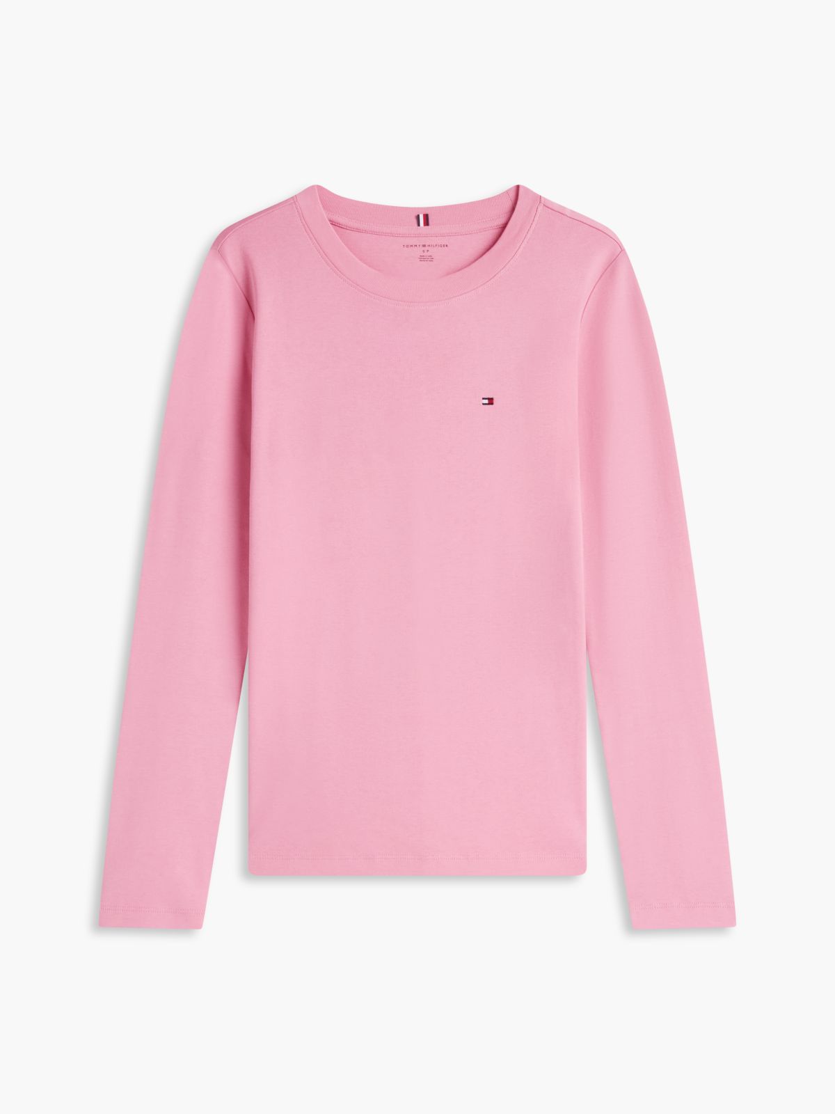 Long-Sleeve Crewneck Favorite T-Shirt — Mystic Pink