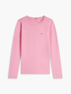 Long-Sleeve Crewneck Favorite T-Shirt — Mystic Pink 5