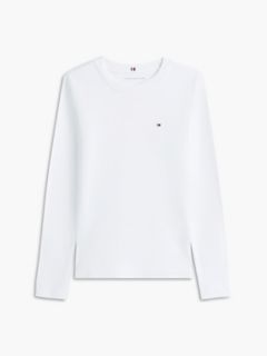 Long-Sleeve Crewneck Favorite T-Shirt — White 6