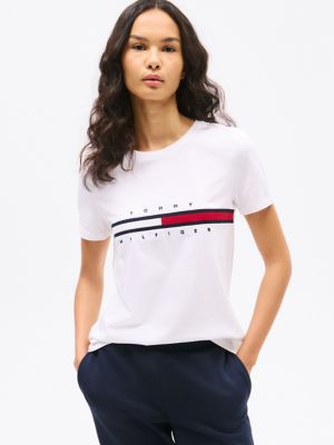 Tommy Hilfiger Women's Big Flag Logo T-Shirt