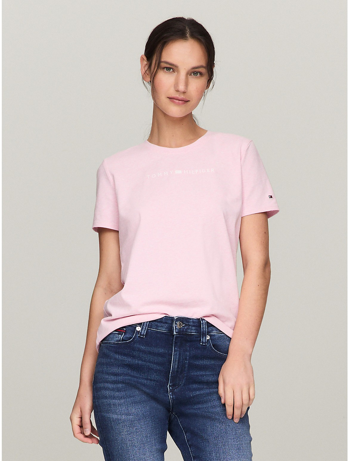 Tommy Hilfiger Women's Embroidered Logo T-Shirt