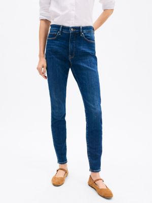 High Rise Dark Wash Skinny Jean