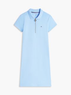 Zip Polo Dress — Vessel Blue 5