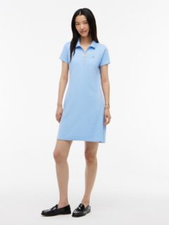 Zip Polo Dress — Vessel Blue 1