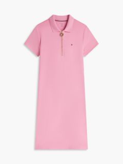 Zip Polo Dress — Mystic Pink 6