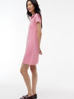 Zip Polo Dress — Mystic Pink 3