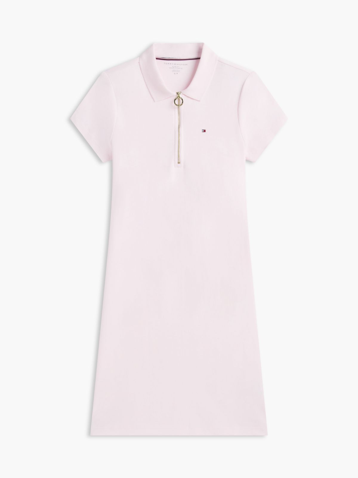 Zip Polo Dress — Pink Lily