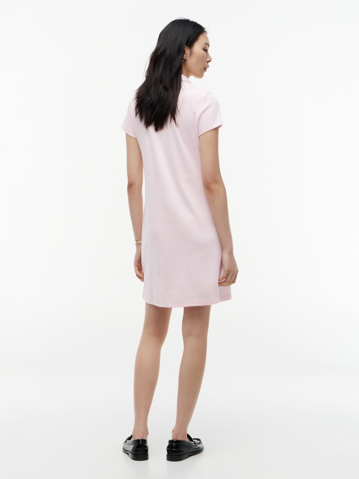 Zip Polo Dress — Pink Lily