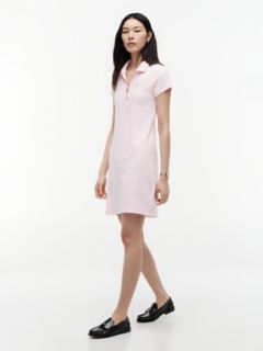 Zip Polo Dress — Pink Lily 1