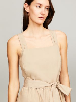 Sleeveless Belted Midi Dress | Tommy Hilfiger USA