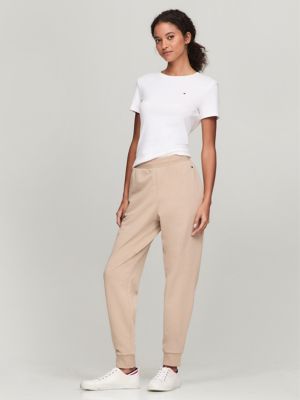 Solid Relaxed Fit Sweatpant, Khaki Sand
