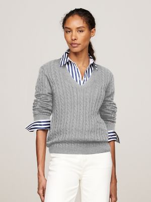 Sweater tommy hilfiger women clearance