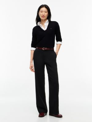 Женские свитеры Tommy Hilfiger Viscose-Blend V-Neck Sweater — фото 2
