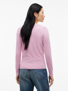 Viscose-Blend V-Neck Sweater — Mystic Orchid 4