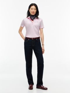 Classic Fit Stretch Cotton Polo — Light Pink 2