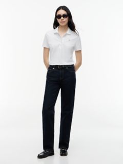 Classic Fit Stretch Cotton Polo — Optic White 2