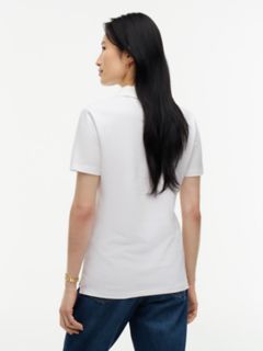Classic Fit Stretch Cotton Polo — Optic White 4