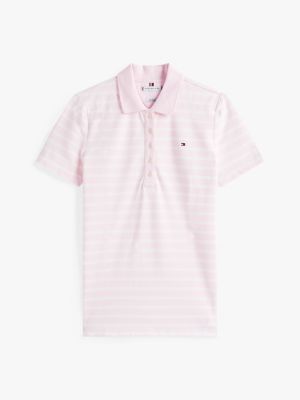 Slim Fit Stripe Stretch-Cotton Polo | Tommy Hilfiger