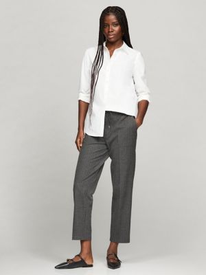 Cotton Poplin Shirt, Optic White