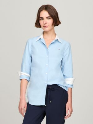 Contrast dress shirt on sale