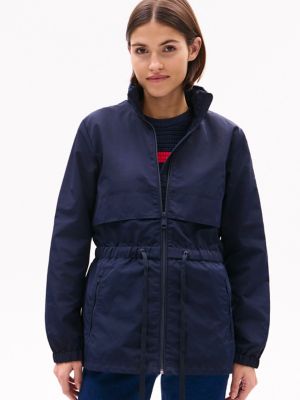 Navy tommy hilfiger coat best sale