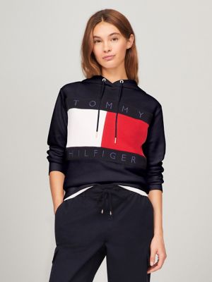 Flag hoodie tommy hilfiger best sale