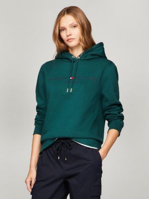 Embroidered Tommy Logo Hoodie Tommy Hilfiger