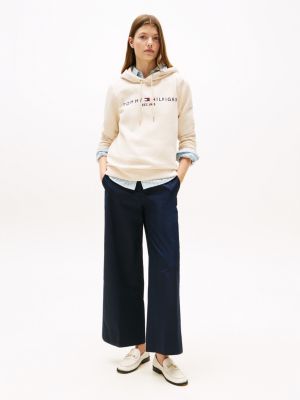 トップス Logo Embroidery Drawstring Pullover Z Supply Knit Washed Pullover - Women's Sweatshirts in
