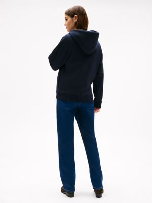 Relaxed Fit Plush-Lined Zip Hoodie | Tommy Hilfiger USA