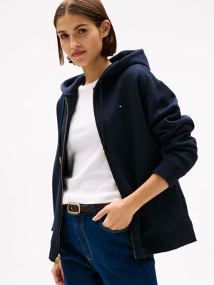 Tommy hilfiger fleece lined hoodie sale