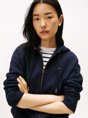SiM 2020 FAKE FUR SWEATSHiRT Lサイズ Relaxed Fit Plush-Lined Zip Hoodie | Tommy Hilfiger USA