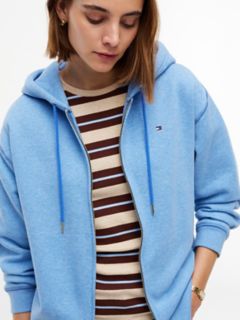 Relaxed Fit Zip Hoodie — Blue Orbit 3
