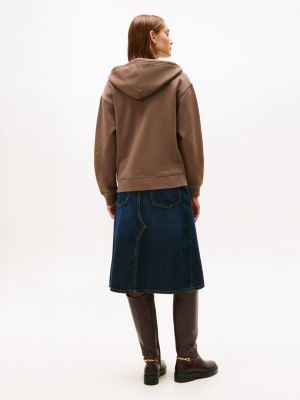 Relaxed Fit Zip Hoodie | Tommy Hilfiger