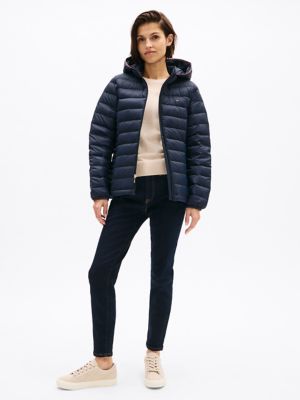 Lightweight Hooded Puffer Jacket | Tommy Hilfiger USA Lightweight Hooded Puffer Jacket | Tommy Hilfiger USA