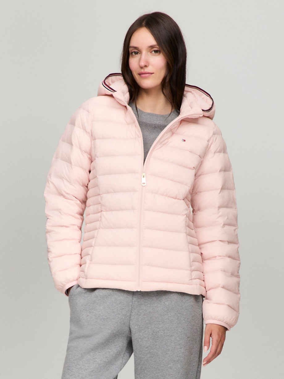 Lightweight Hooded Puffer Jacket