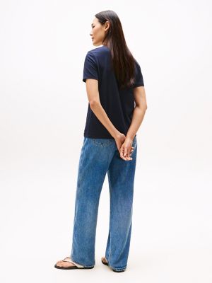 Embroidered Signature Crewneck T-Shirt | Tommy Hilfiger USA