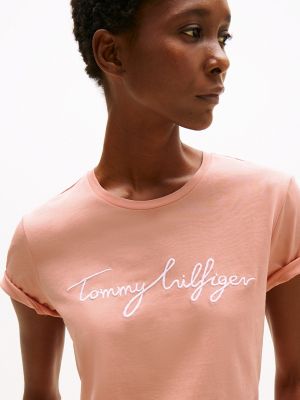 Embroidered Signature Crewneck T-Shirt | Tommy Hilfiger