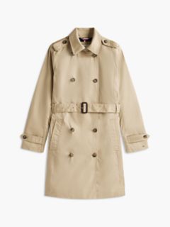 Double-Breasted Belted Trench Coat — Travertine 7